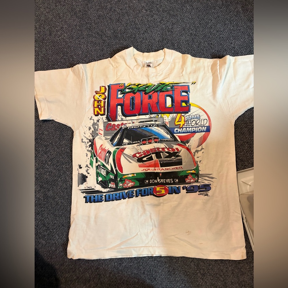 John Force The Drive for 5 in ‘95 XL Tee Shirt